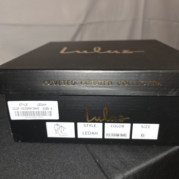 Lulu's LEDAH Hologram Snake Stiletto Heel - Picture 5 of 5